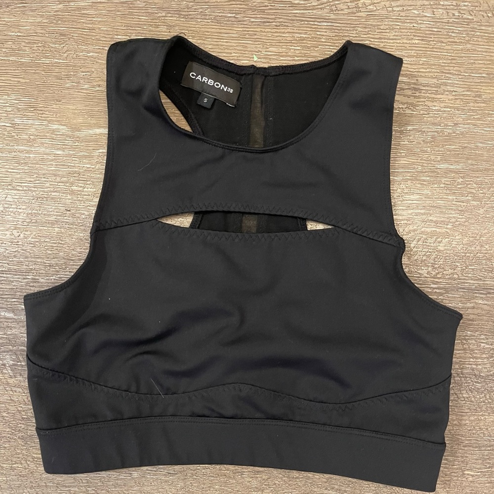 Carbon 38 Sports Bra/Crop Top